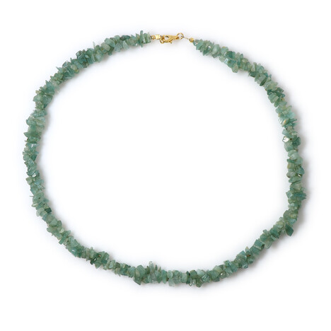 Collar en plata con Grandidierita
