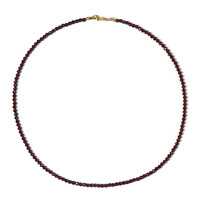 Collier en argent et Grenat du Mozambique