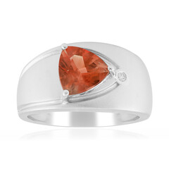 Zilveren ring met een Oregon zonnesteen