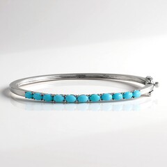 Bracciale in argento con Turchese Sleeping Beauty (Faszination Türkis)