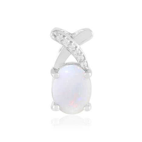 Zilveren hanger met een Australische opaal