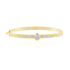 Brazalete en plata con Ópalo Welo AAA (de Melo Essence)