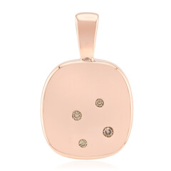 Ciondolo in argento con Diamante Argyle Rose de France I1 (Annette)