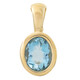 Pendentif en or et Aigue-Marine Santa Maria (CUSTODANA)