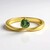 Anello in oro con Demantoide del Madagascar (John Ferry)