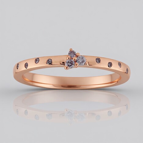 Anello in oro con Diamante Rosa d'Argyle I3 (Mark Tremonti)