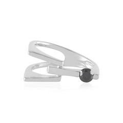 Anello in argento con Diamante Nero (de Melo)