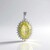 Ciondolo in argento con Quarzo Ouro Verde