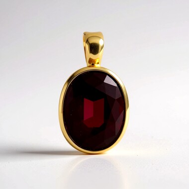 Ciondolo in oro con Rodolite (CUSTODANA)