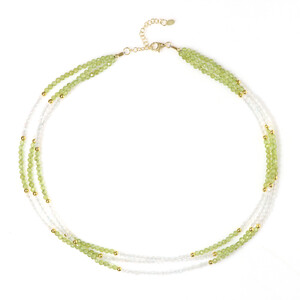 Collana in argento con Peridoto