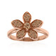 Anello in oro con Diamante Rose de France SI1 di Argyle (Annette)
