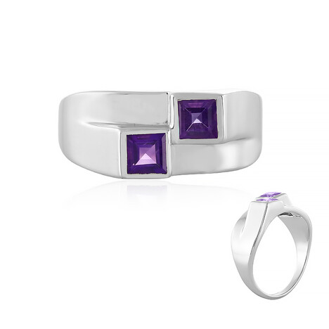 Marokkanischer Amethyst-Silberring