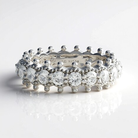 Anello in argento con Zircone (Dallas Prince Designs)