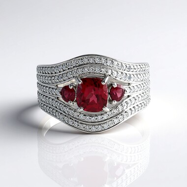 14K Luc Yen Noble Red Spinel Gold Ring (AMAYANI)