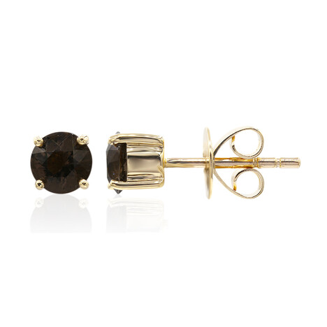 Boucles d'oreilles en or et Saffordite (Amanda Adkins)