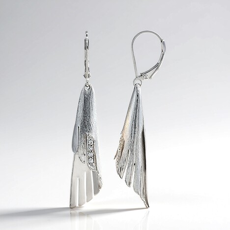 Orecchini in argento con Zircone (TPC)