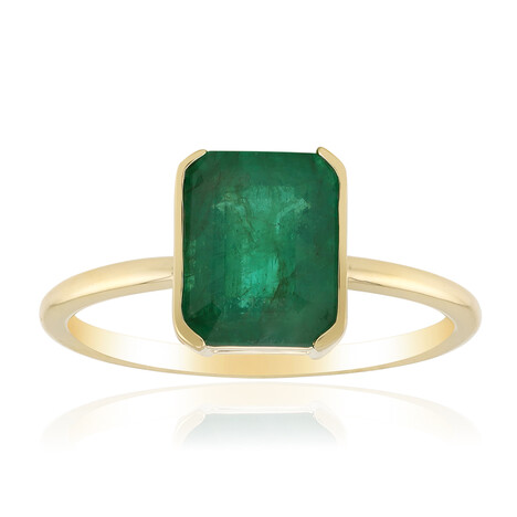 Anillo en oro con Esmeralda de Sao Francisco