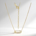 Collana in argento con Zircone (Adela Silber)