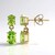 Orecchini in oro con Peridoto Wagogo