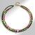 Collana in argento con Aragonite Blu (Riya)