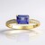 Anello in oro con Tanzanite AAA (CIRARI)