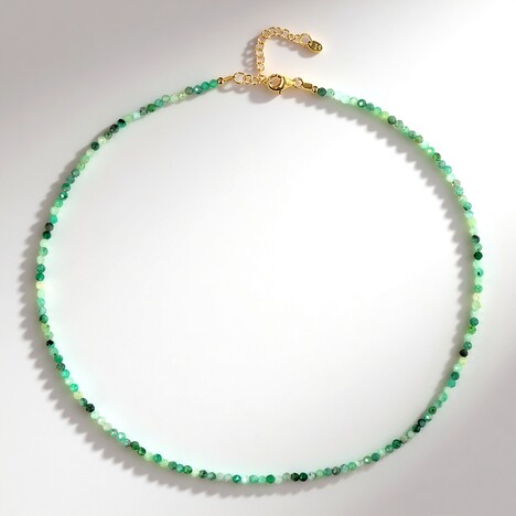 Collana in argento con Smeraldo Brasiliano