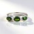 Bague en argent et Diopside de Russie