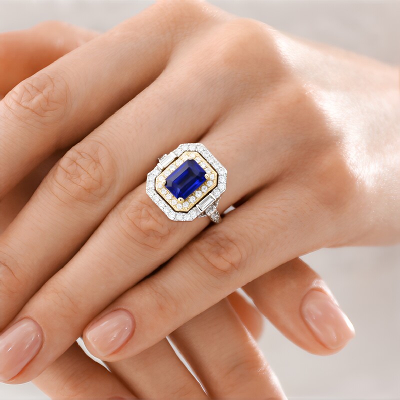 Anello in oro con Tanzanite AAA (CIRARI)