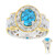 Zilveren ring met een Kingman turkoois (Gems en Vogue)