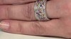 Zilveren ring met saffieren