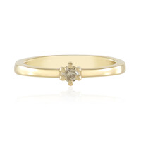 Bague en argent et Diamant chocolat I2