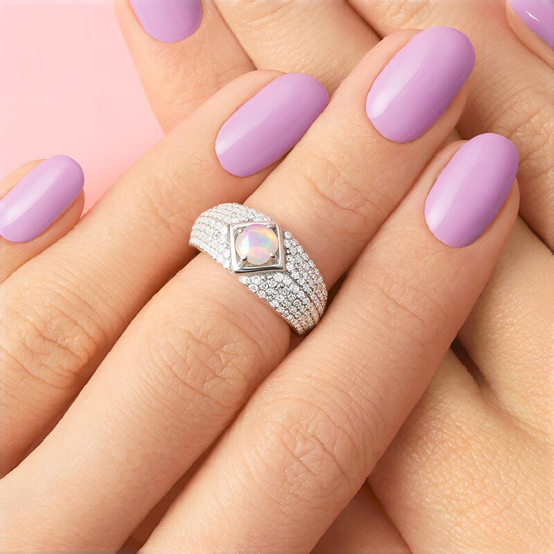 Welo Opal Silver Ring (de Melo Essence)