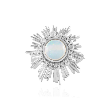 AAA-Welo-Opal-Silberring (MONOSONO COLLECTION)