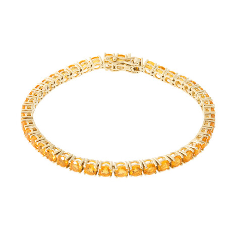 9K Mexican Fire Opal Gold Bracelet (CUSTODANA)
