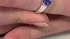Anillo en plata con Tanzanita (Pallanova)