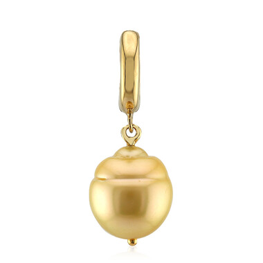 Goldene Kabira-Südseeperlen-Silberanhänger (TPC)