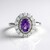 Anello in argento con Ametista Uruguay