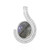 Zilveren hanger met een Blauwe Minary Labradoriet (KM by Juwelo)