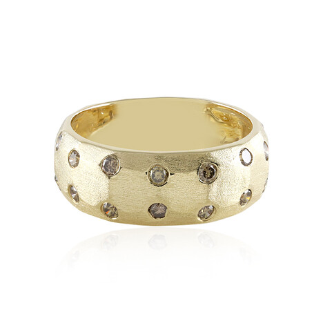 Bague en or et Diamant champagne I3 (de Melo)