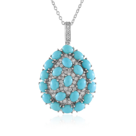 Collana in argento con Turchese Sleeping Beauty (Faszination Türkis)