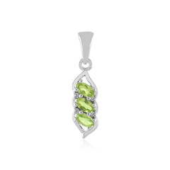 Arizona-Peridot-Silberanhänger