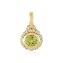 Sphene Silver Pendant
