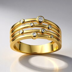 Anello in argento con Diamante SI1 (G) (Annette)