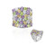 Edelstein-Silberring (Dallas Prince Designs)