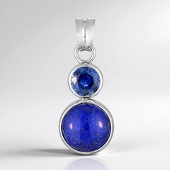 Ciondolo in argento con Lapislazzuli (Bali Barong)