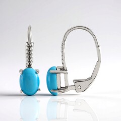 Orecchini in argento con Turchese Sleeping Beauty (Faszination Türkis)