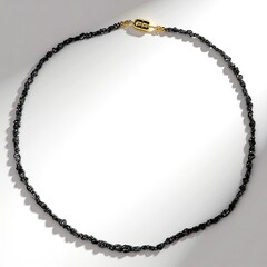 Collana in argento con Diamante Nero (Adela Silber)