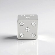 Pendentif en argent et Zircon (MONOSONO COLLECTION)