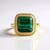 Anello in argento con Malachite (Adela Silber)