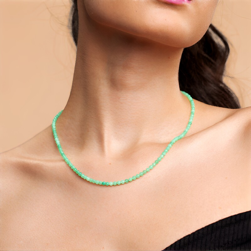 Collana in argento con Smeraldo Brasiliano